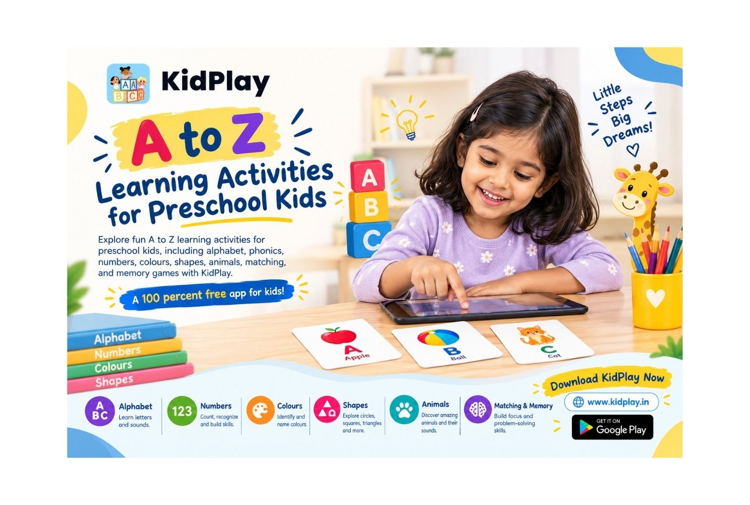 A to Z Learning Activities for Preschool Kids
